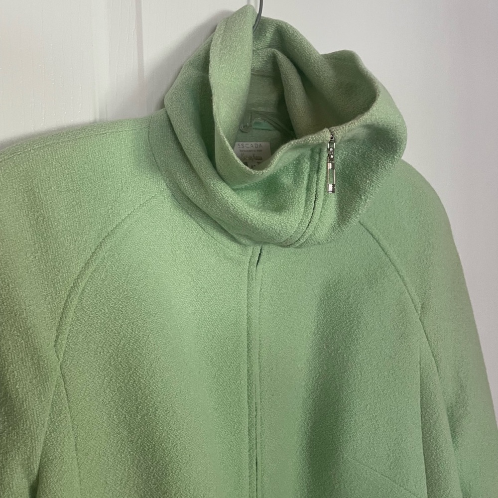 Escada Light Green Jacket Euc - image 6